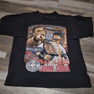Vintage John Cena T Shirt M Thuganomics Faded  WWE Wrestling RARE Medium